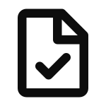 Document Check SVG Icon